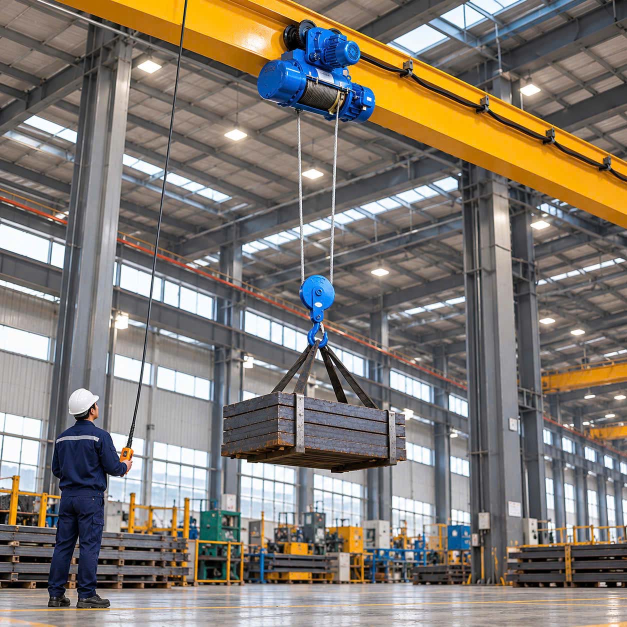 Pa Lăng Cáp Điện Chính Hãng Giá Rẻ, Nâng Hạ Hàng Hóa Hiệu Quả